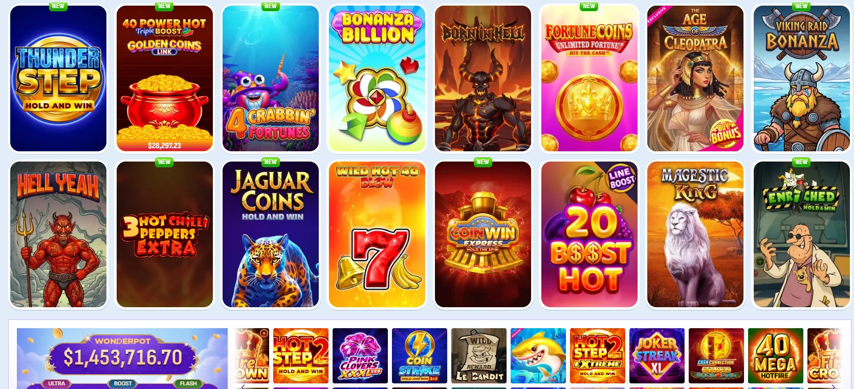 Nomini Casino Spiele